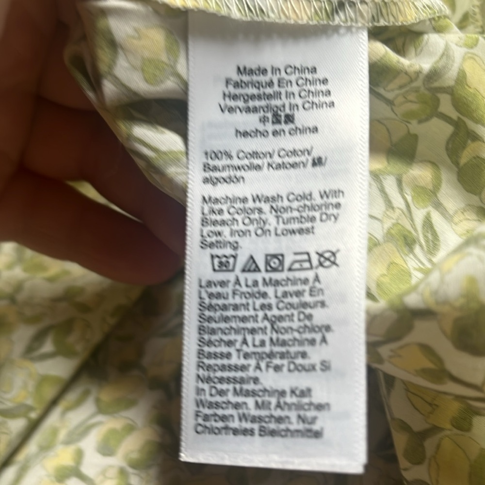 NWT J. Crew puff sleeve blouse Liberty fabric size 3x - Picture 6 of 6